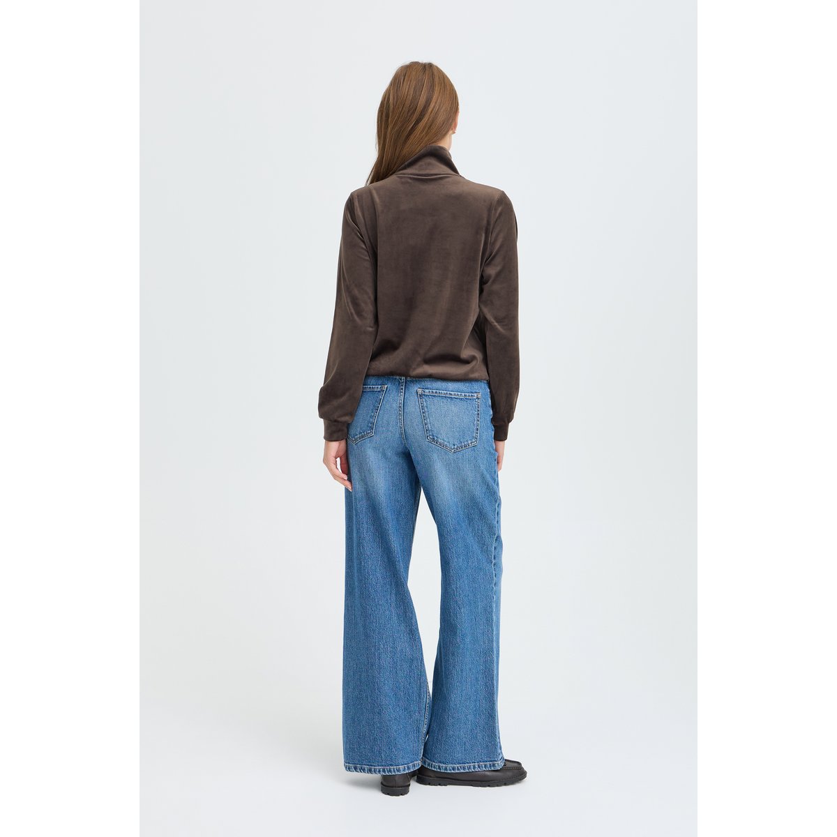 Sweatshirt marron java, B.YOUNG