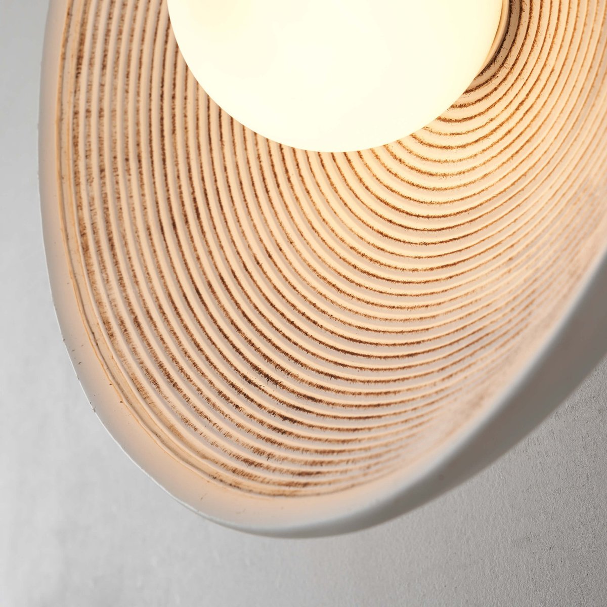 Applique avec boule en verre - AMAYA blanc, KOSILUM