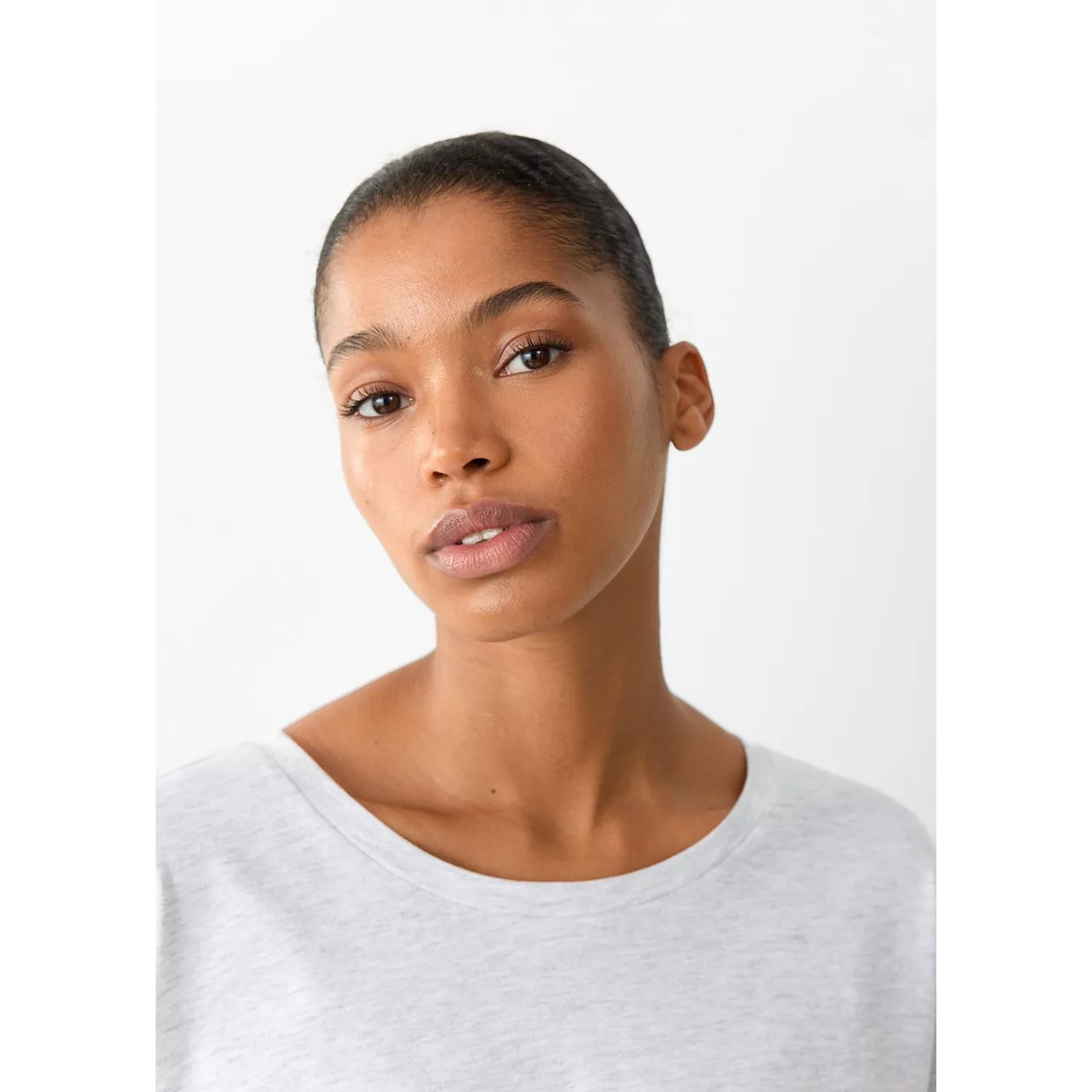 Pyjama à carreaux vichy gris chiné clair, MANGO TEEN