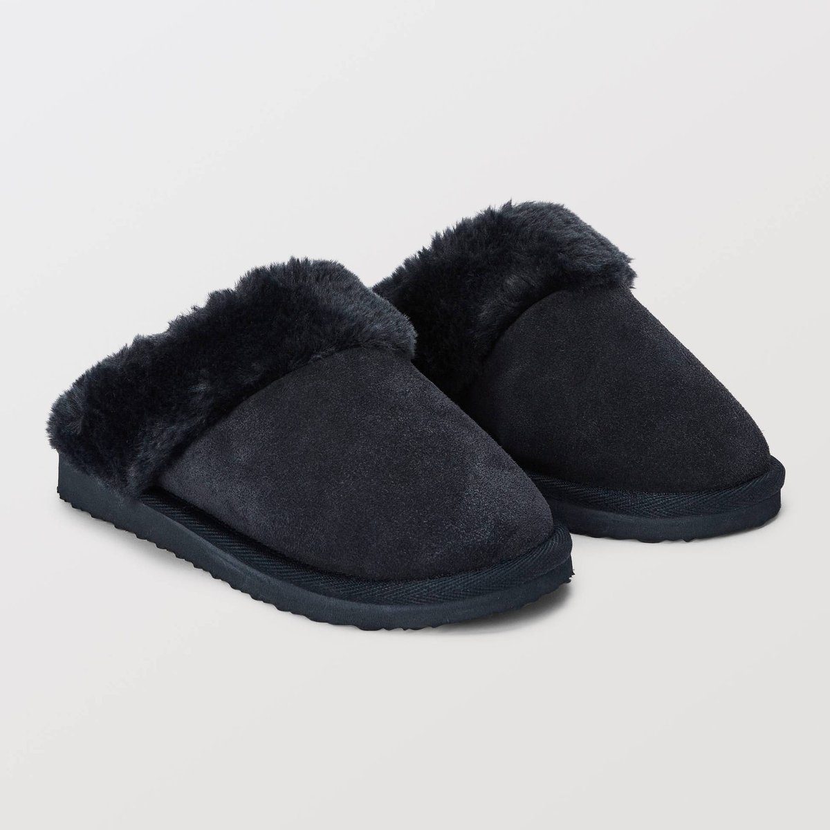 Mules intérieur en imitation fourrure marine, MONOPRIX
