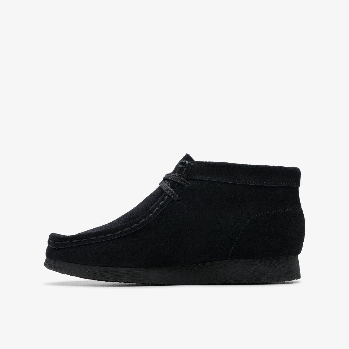 Boots Suède Coupe Large WALLABEE BOOT O noir, CLARKS
