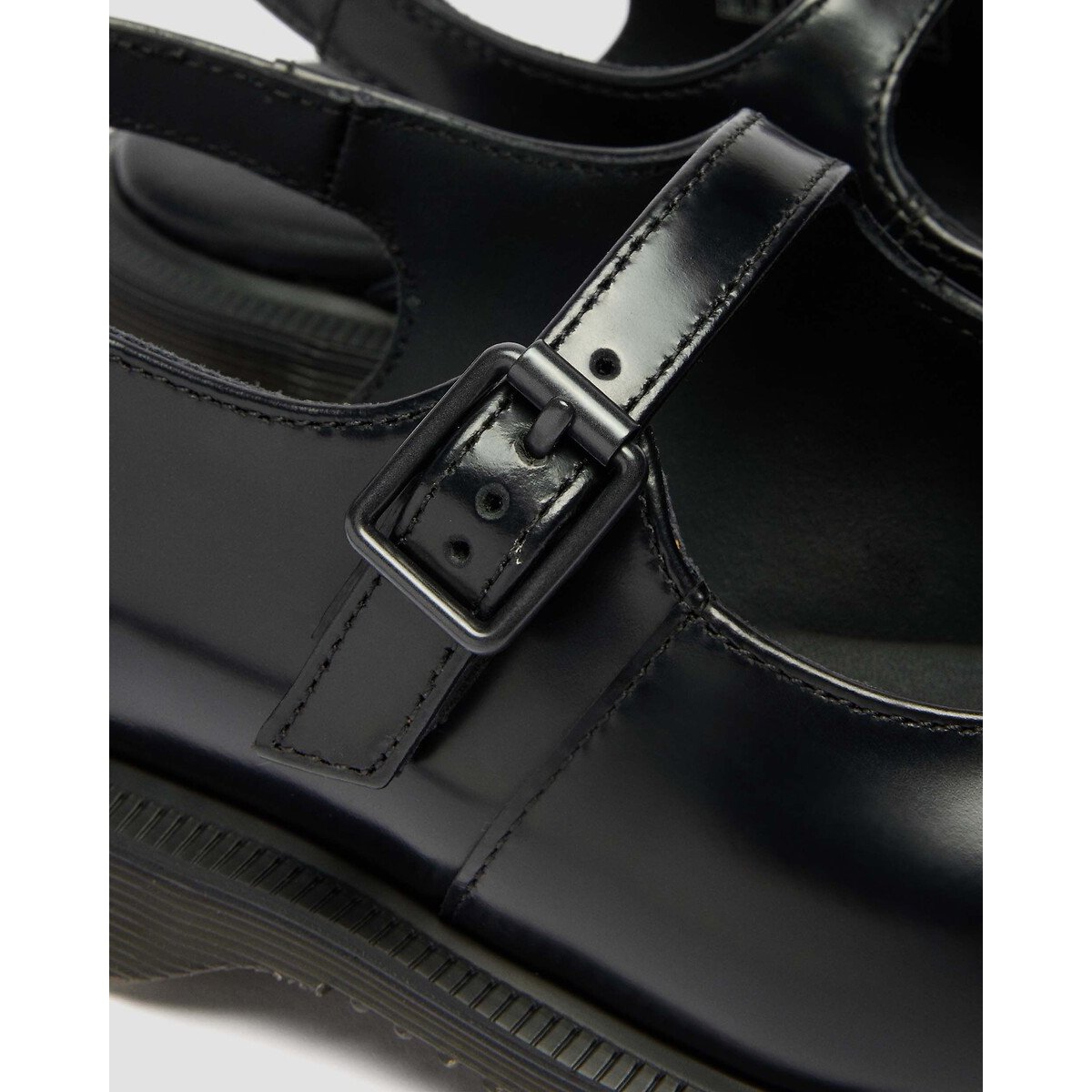 Ballerines babies Madaline en cuir Smooth noir, DR. MARTENS