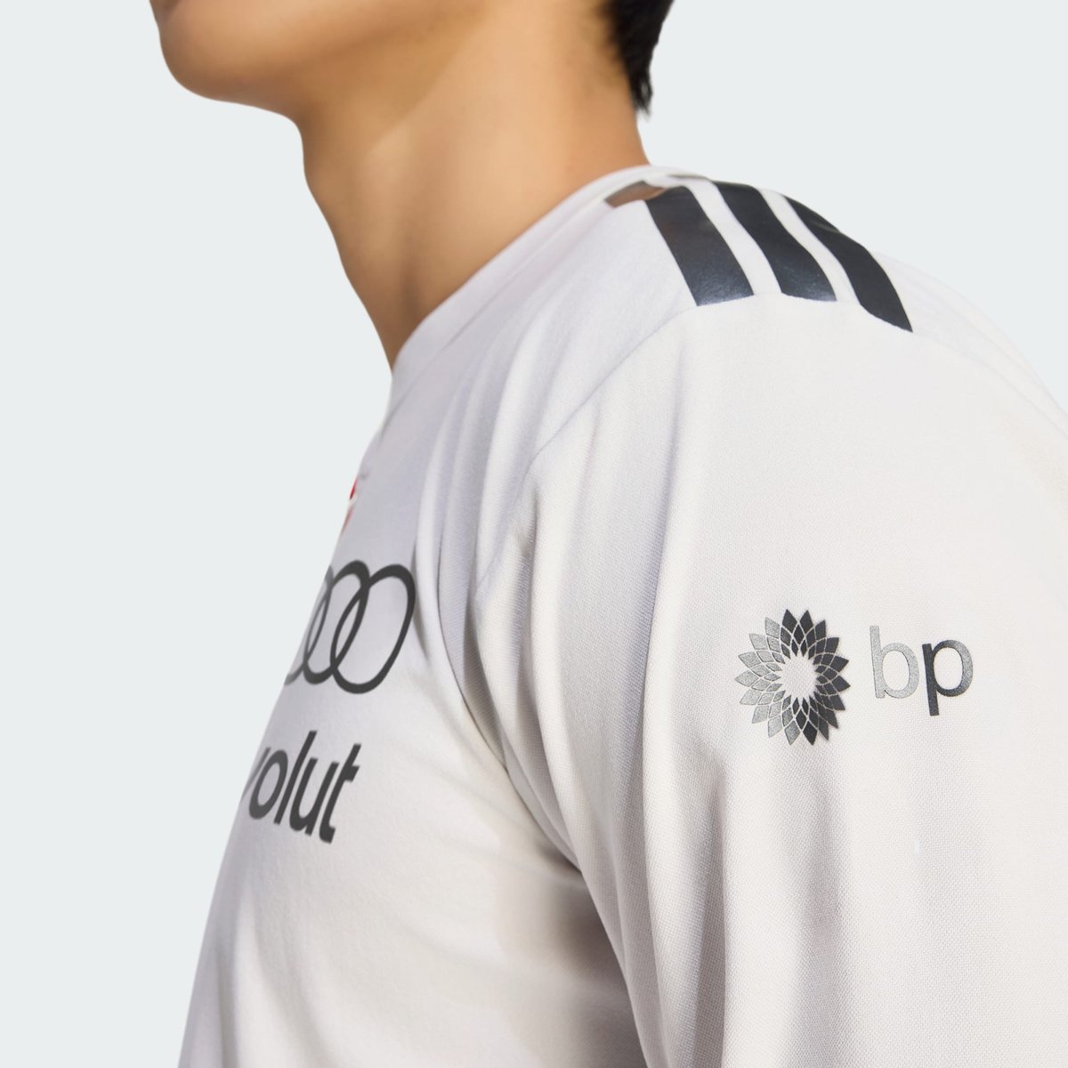 Polo Manches Longues Audi Revolut F1 Team Engineers & Marketing chalk pearl / iron metallic, adidas Performance
