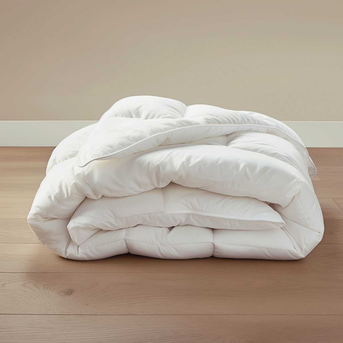 Couette Microfibre - CHAUDE blanc, TOISON D OR