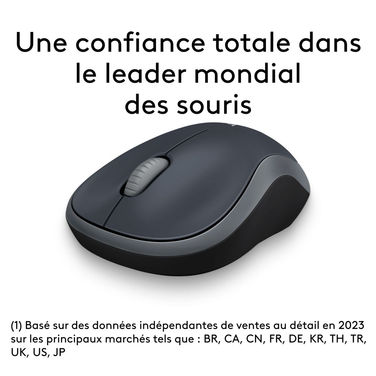Souris sans fil M185 Swift Grey gris, LOGITECH