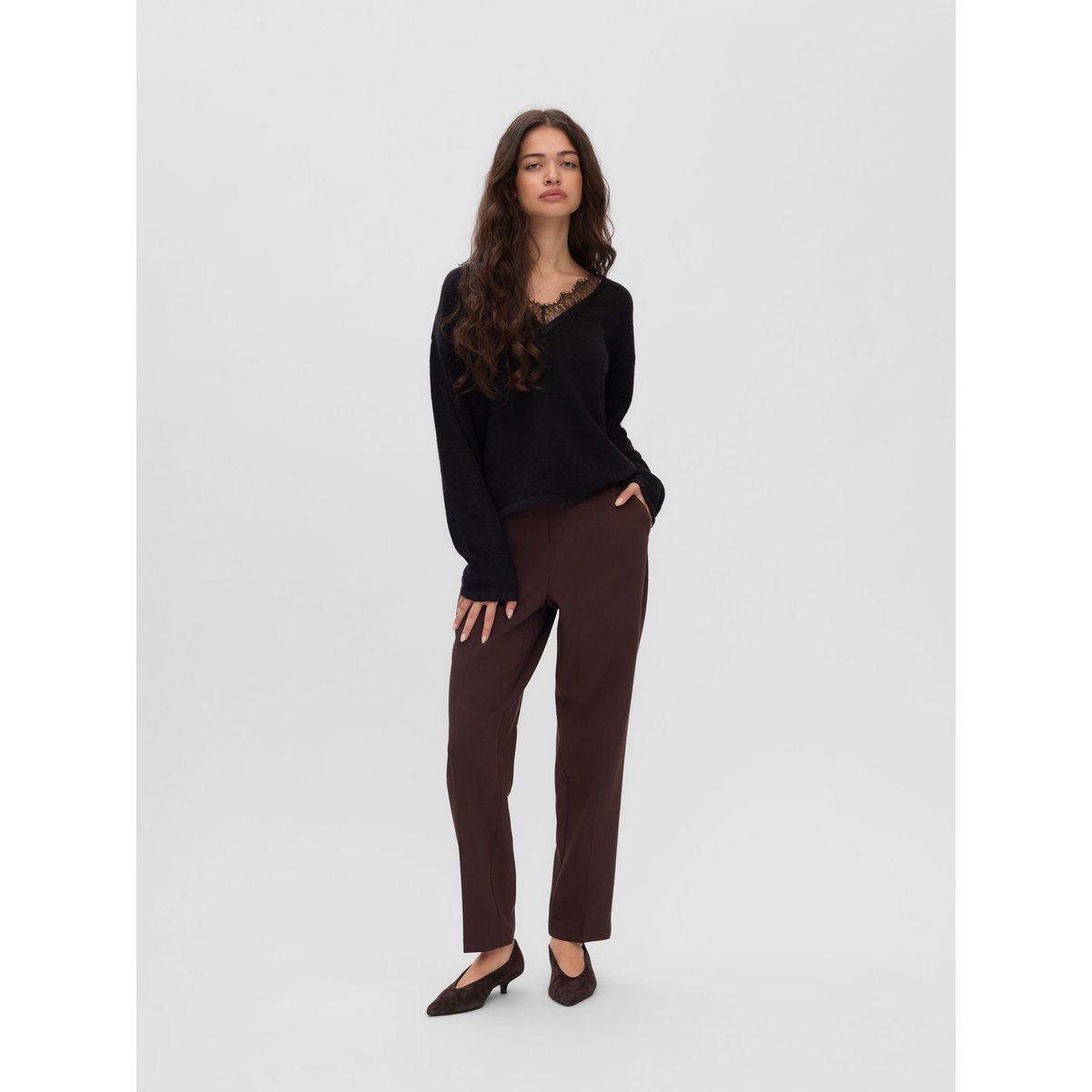 Pull En Maille black 1, VERO MODA