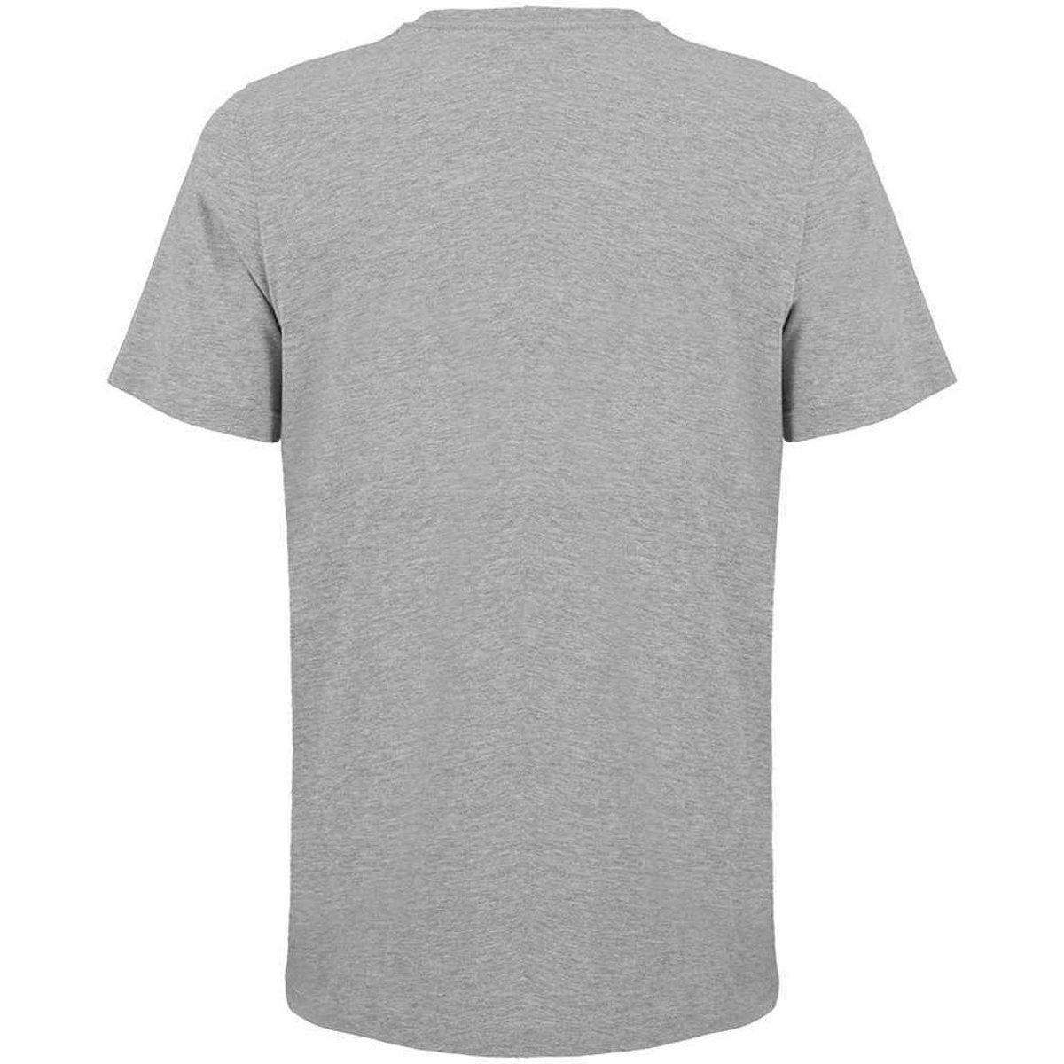 T-shirt chiné manches courtes gris clair, SOLS