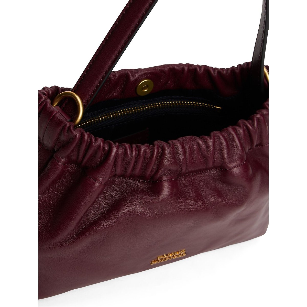 Sac à main en cuir, MINI CROSSOVER bordeaux, TOMMY HILFIGER