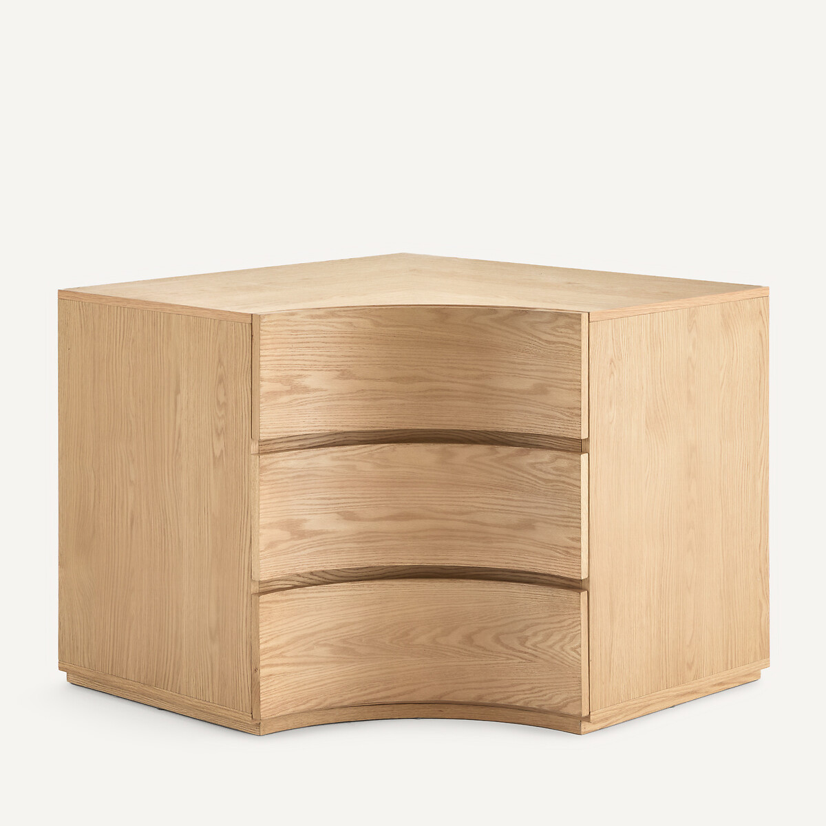 Élément angle bas, 3 tiroirs, pour dressing modulable en plaqué chêne, EVORIA naturel, AM.PM