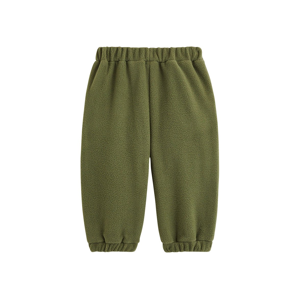Pantalon bébé en polaire Pistache kaki, PETIT BEGUIN