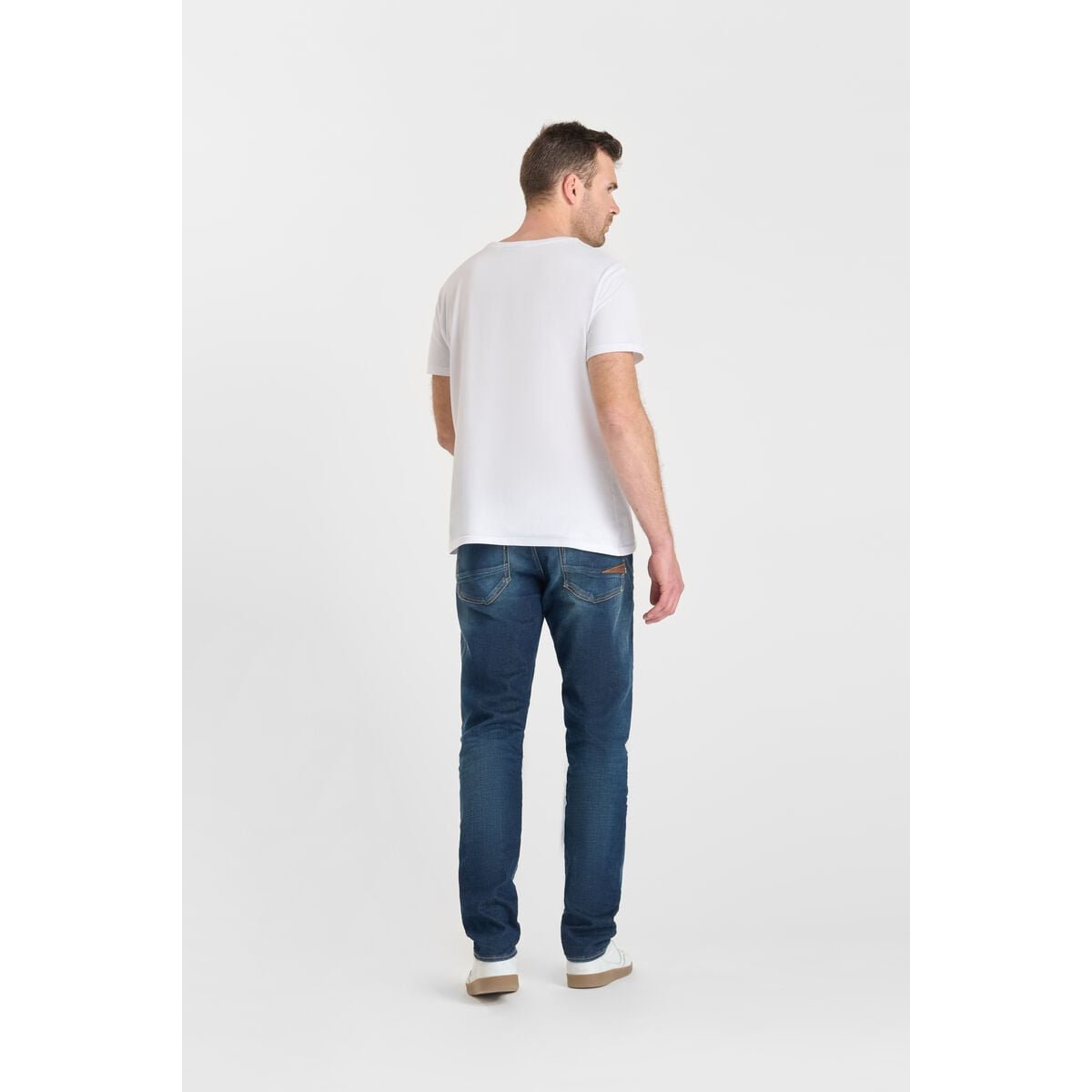 Jeans slim stretch 700/11, longueur 34 blue, LE TEMPS DES CERISES