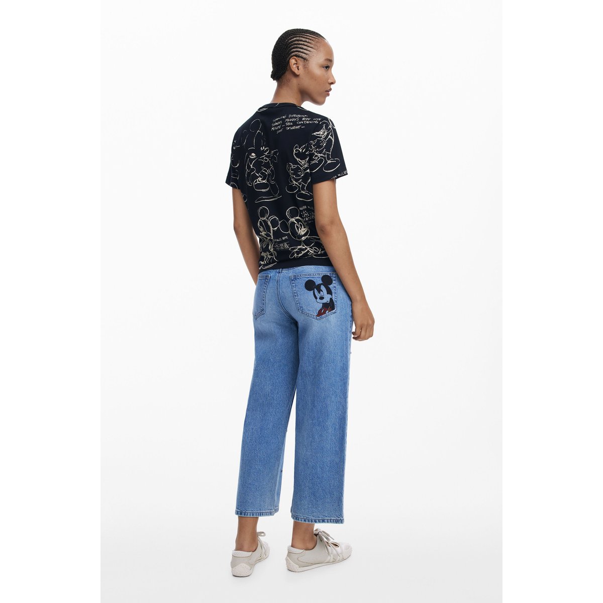 T-shirt Mickey™ Sketch noir, DESIGUAL