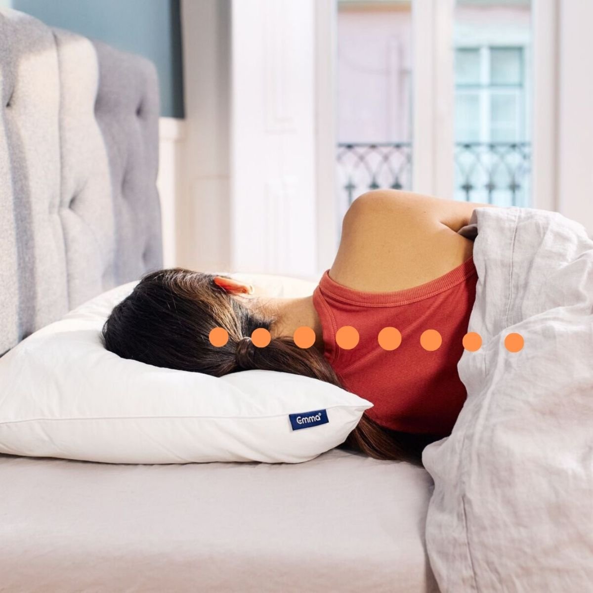 Pack Matelas Original + Couette + Oreiller Nuage blanc, EMMA
