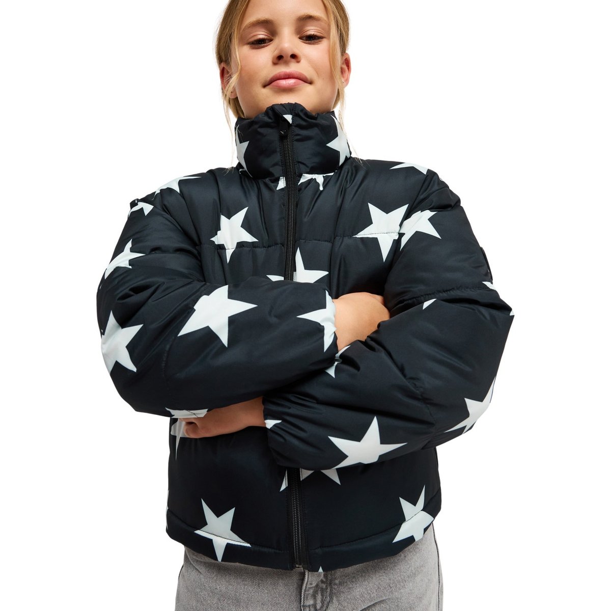 Doudoune VISTA LOVE. noir anthracite starz, ROXY