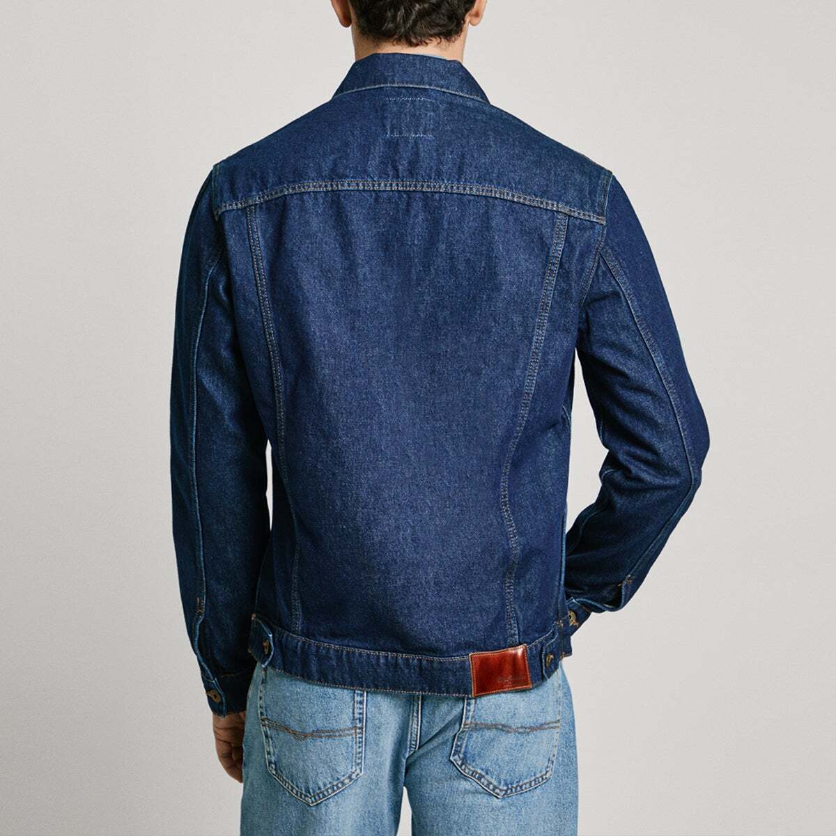 Veste Coupe Regular En Denim clean medium stone wash, PEPE JEANS