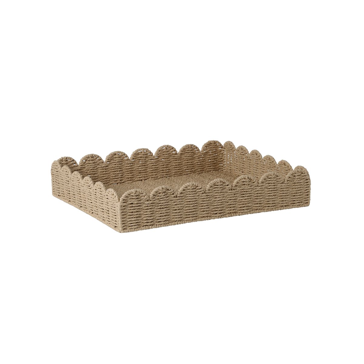Panier de rangement pour table à langer en corde de papier FESTON beige, VERTBAUDET