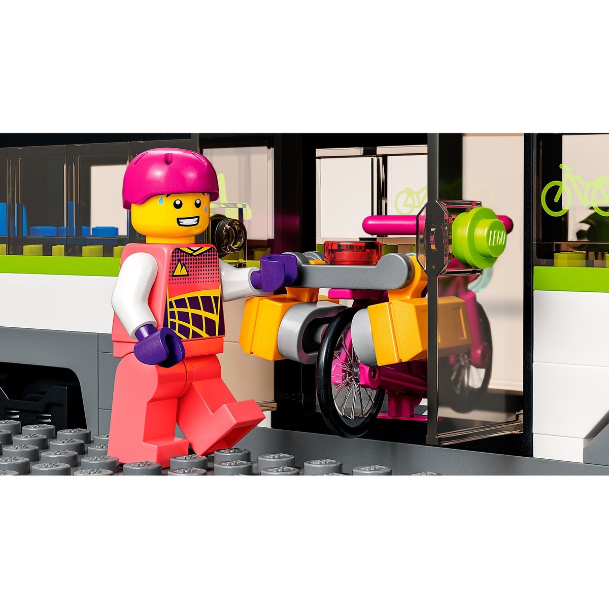 LEGO City - Train de Voyageurs Express avec Locomotive Télécommandée - 60337 multicolore, LEGO