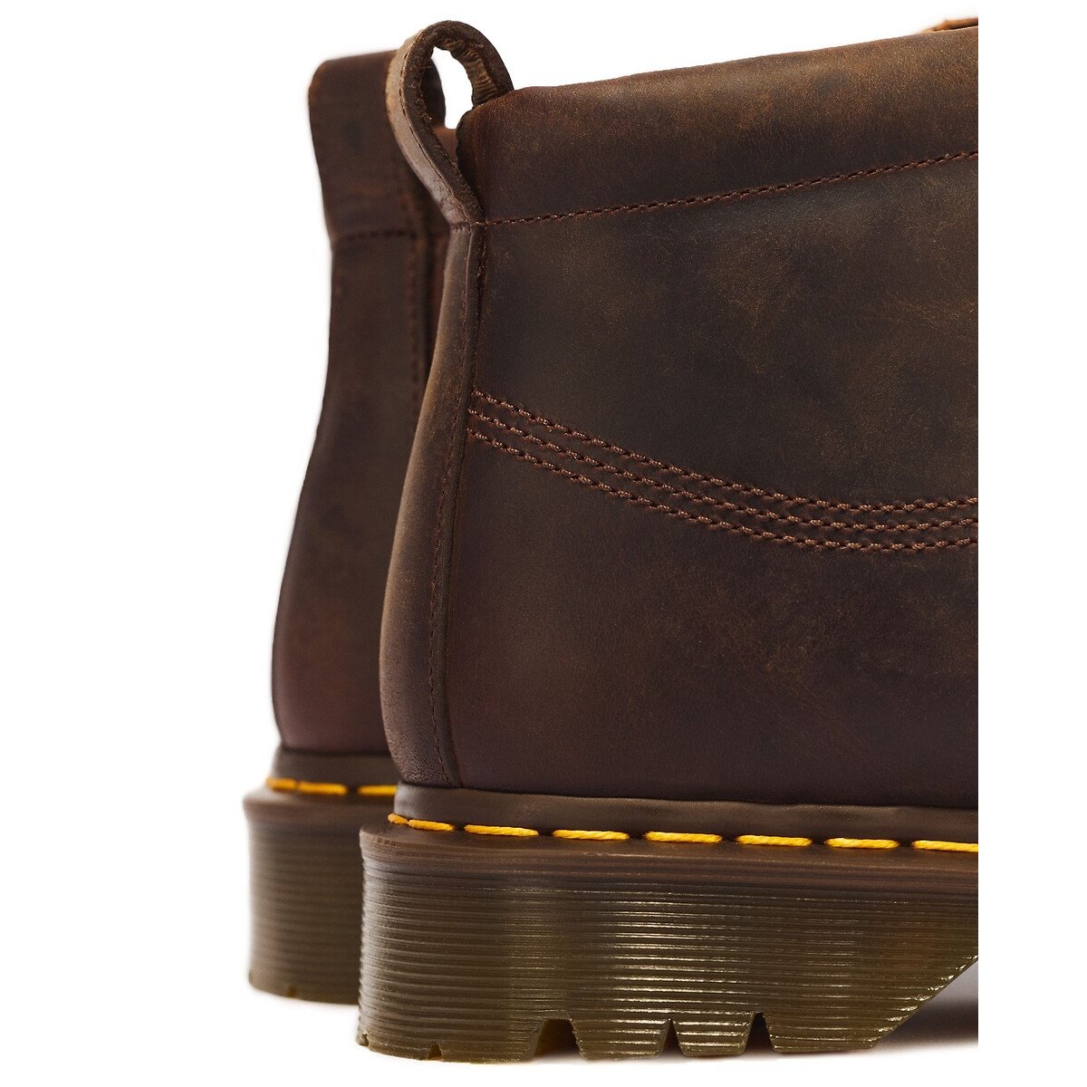 Derbies en cuir, Lowell Crazy Horse marron, DR. MARTENS