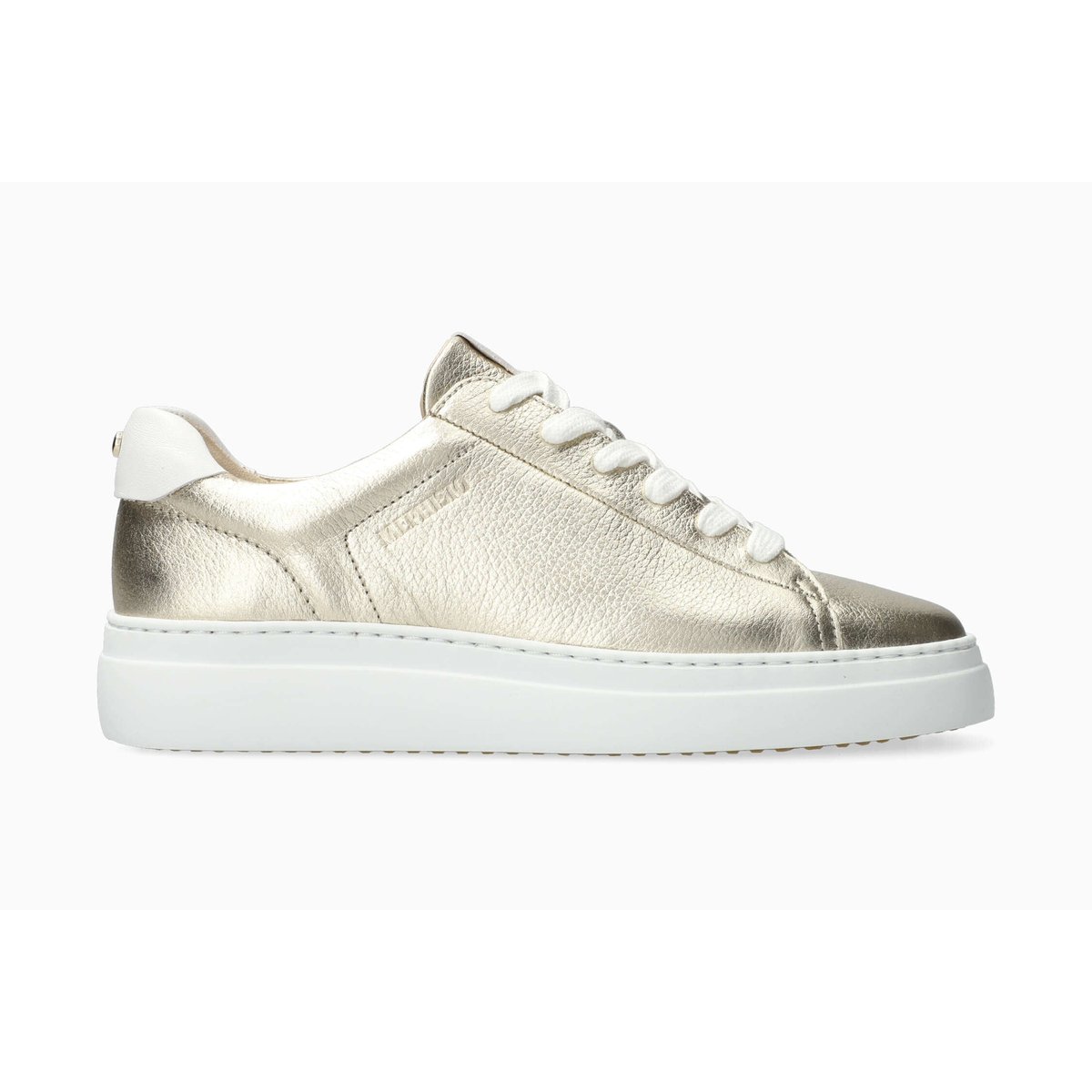 Baskets en cuir DOTTY jaune gold 5149, MEPHISTO