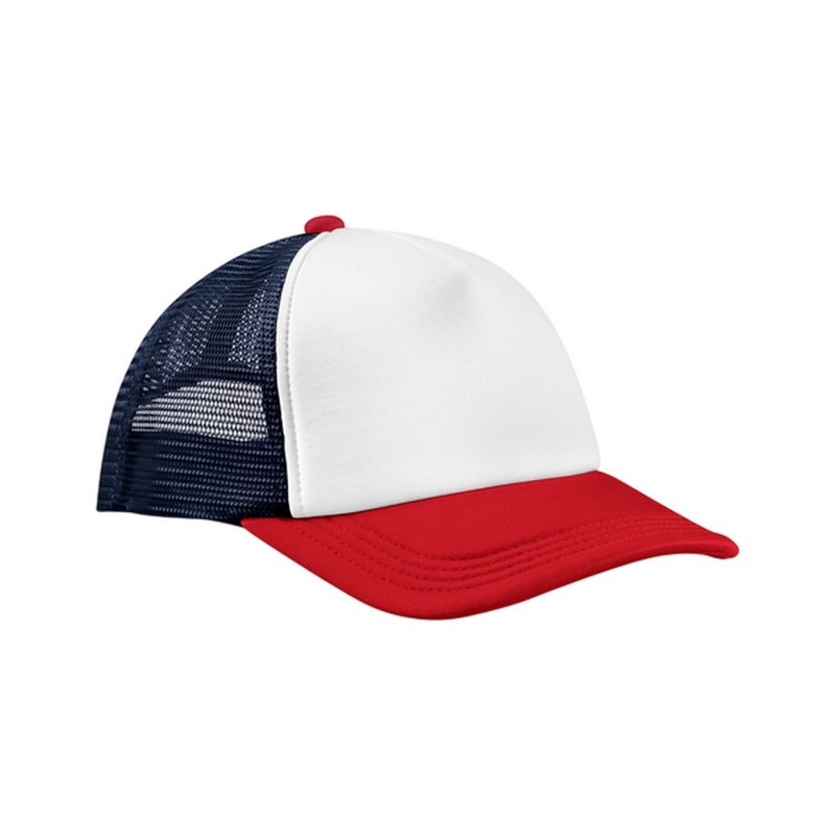 Casquette trucker bleu marine / rouge, BEECHFIELD