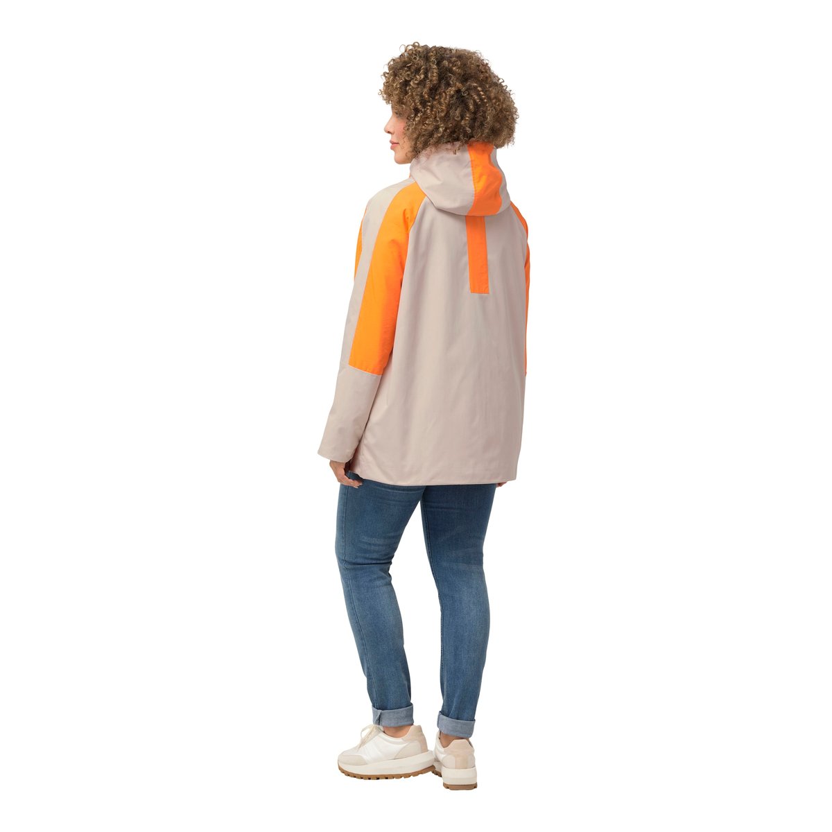 Veste HYPRAR, imperméable, capuche, ourlet mastic foncé, ULLA POPKEN