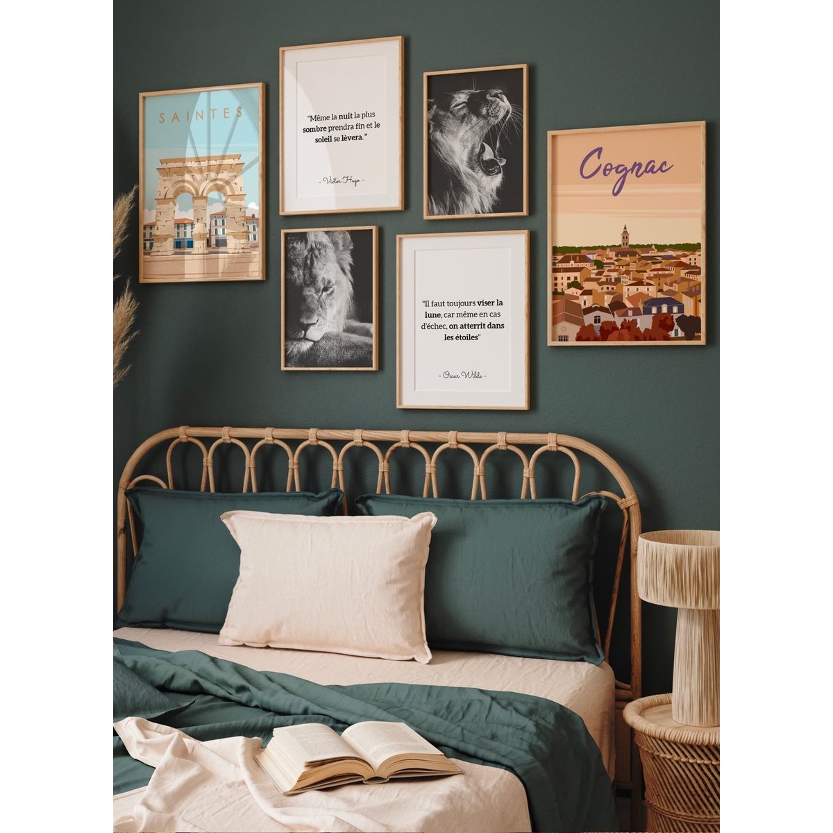 Affiche ville Cognac blanc, L'AFFICHERIE
