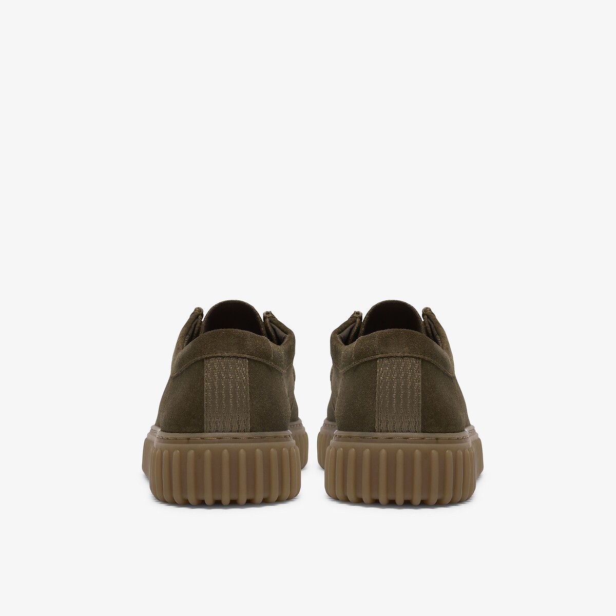 Chaussures en cuir suède, TORHILL LO olive, CLARKS