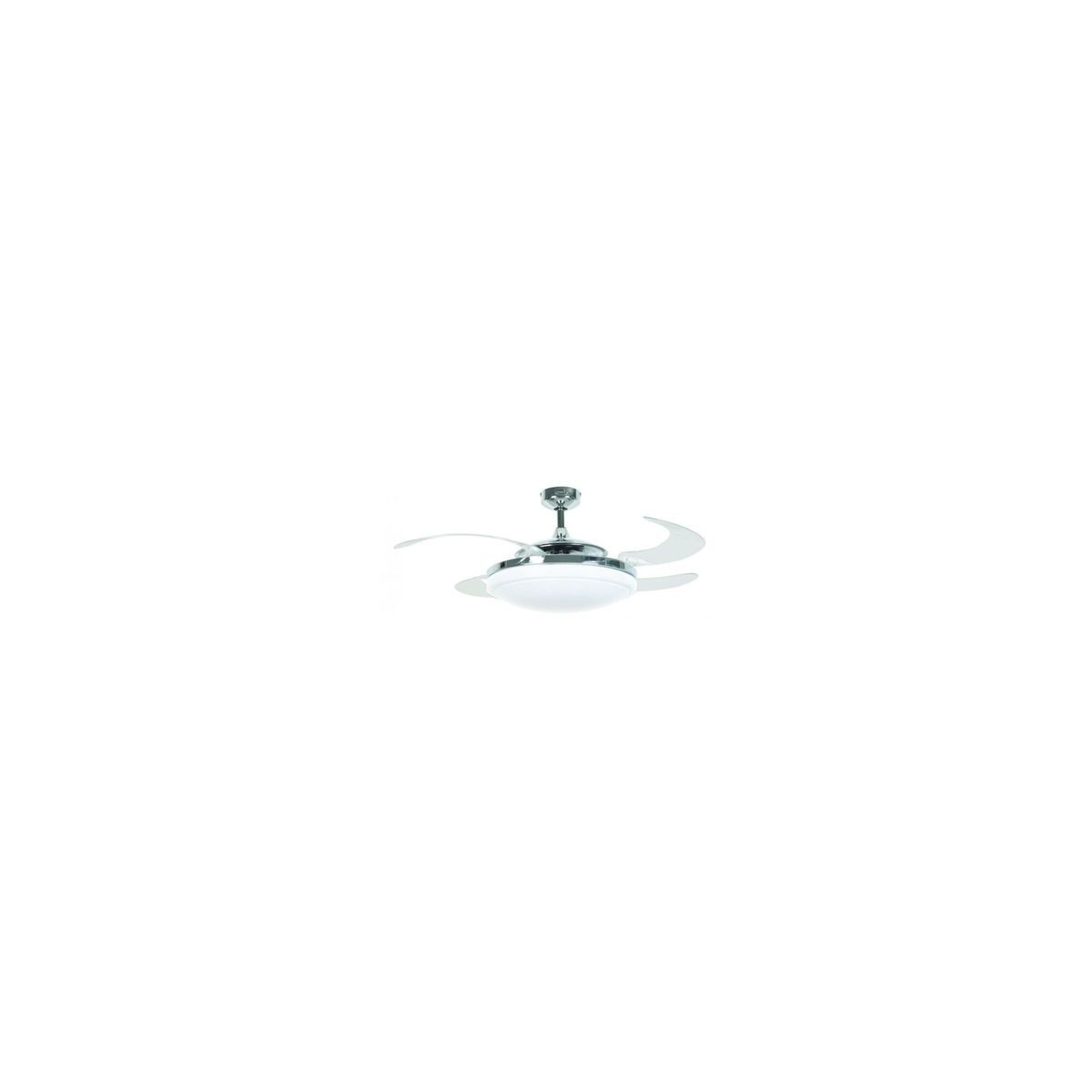 Ventilateur plafond EVO gris - transparent, BOUTICA-DESIGN