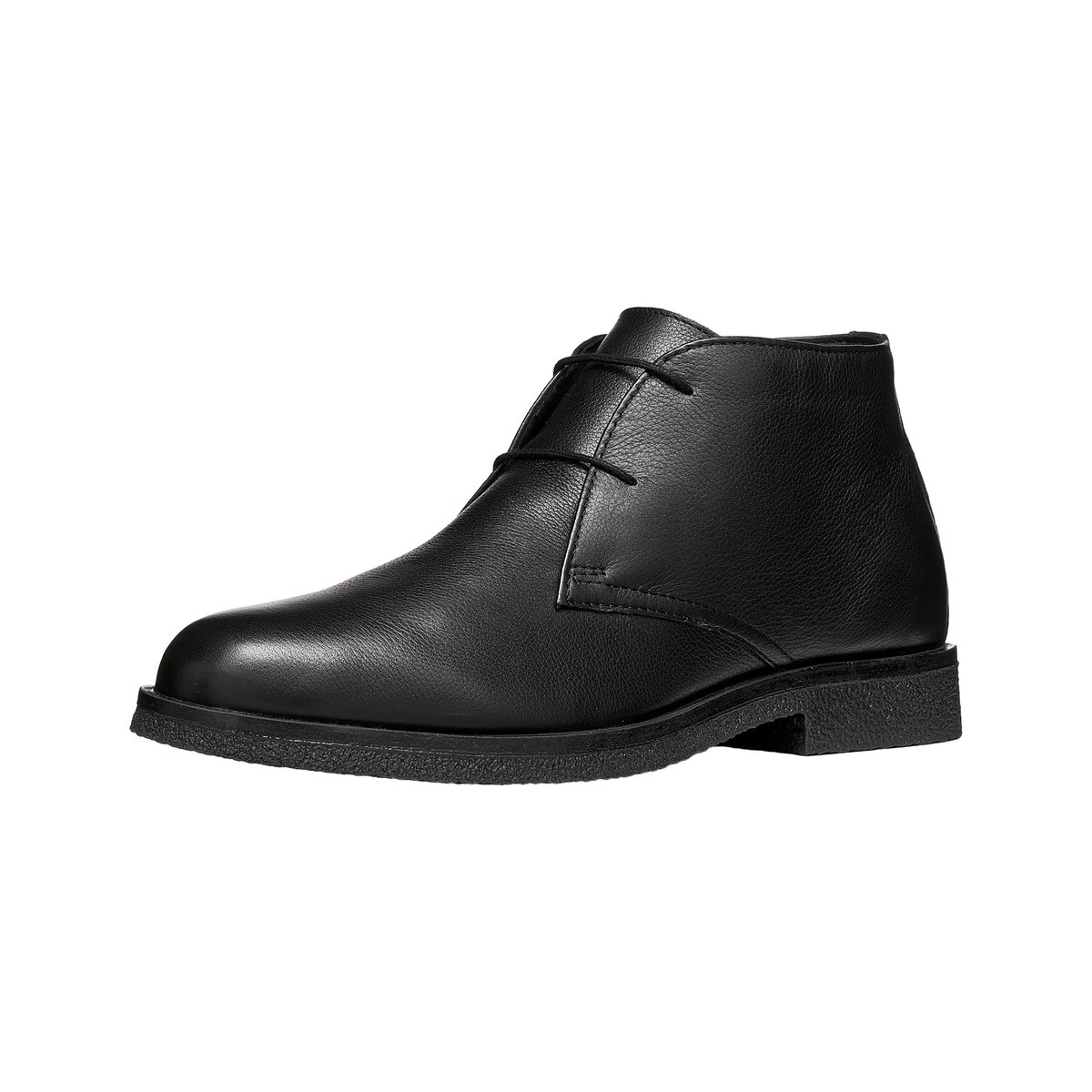 Moccassins Montante Cuir Claudio noir, GEOX