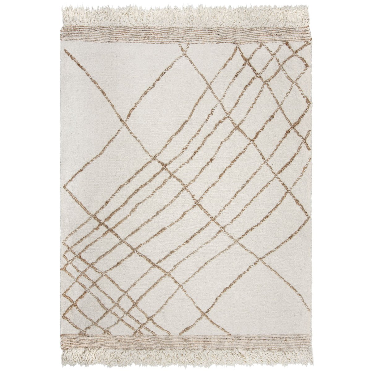 Tapis en laine LINEAR beige, FLAIR RUGS