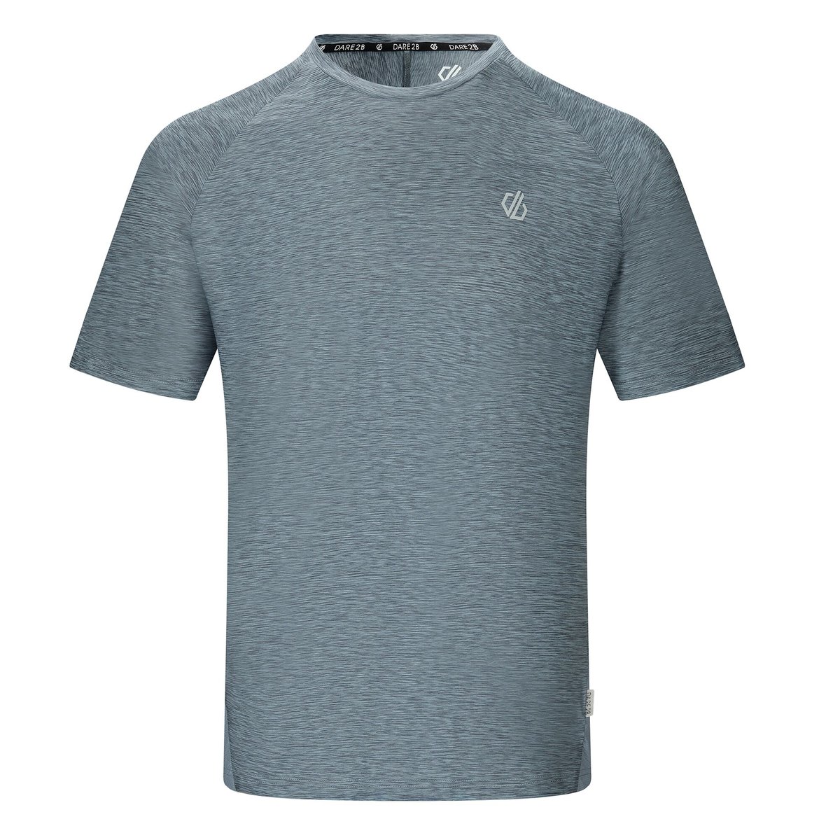T-shirt uni manches courtes POWER UP bleu gris, DARE 2B