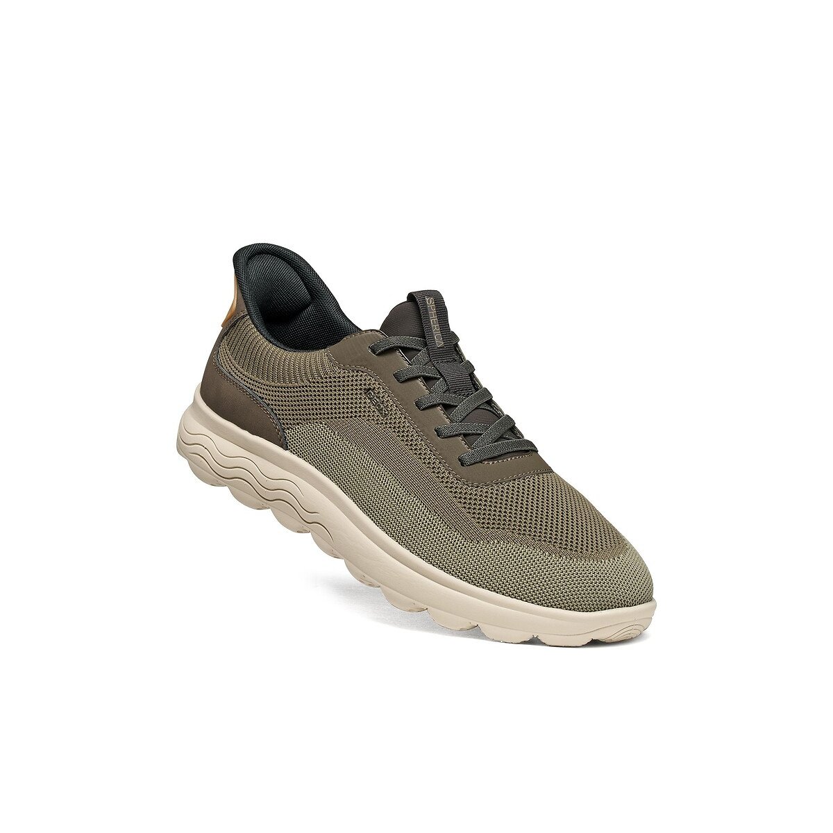 Zapatillas transpirables, SPHERICA PLUS, FAST-IN caqui, GEOX