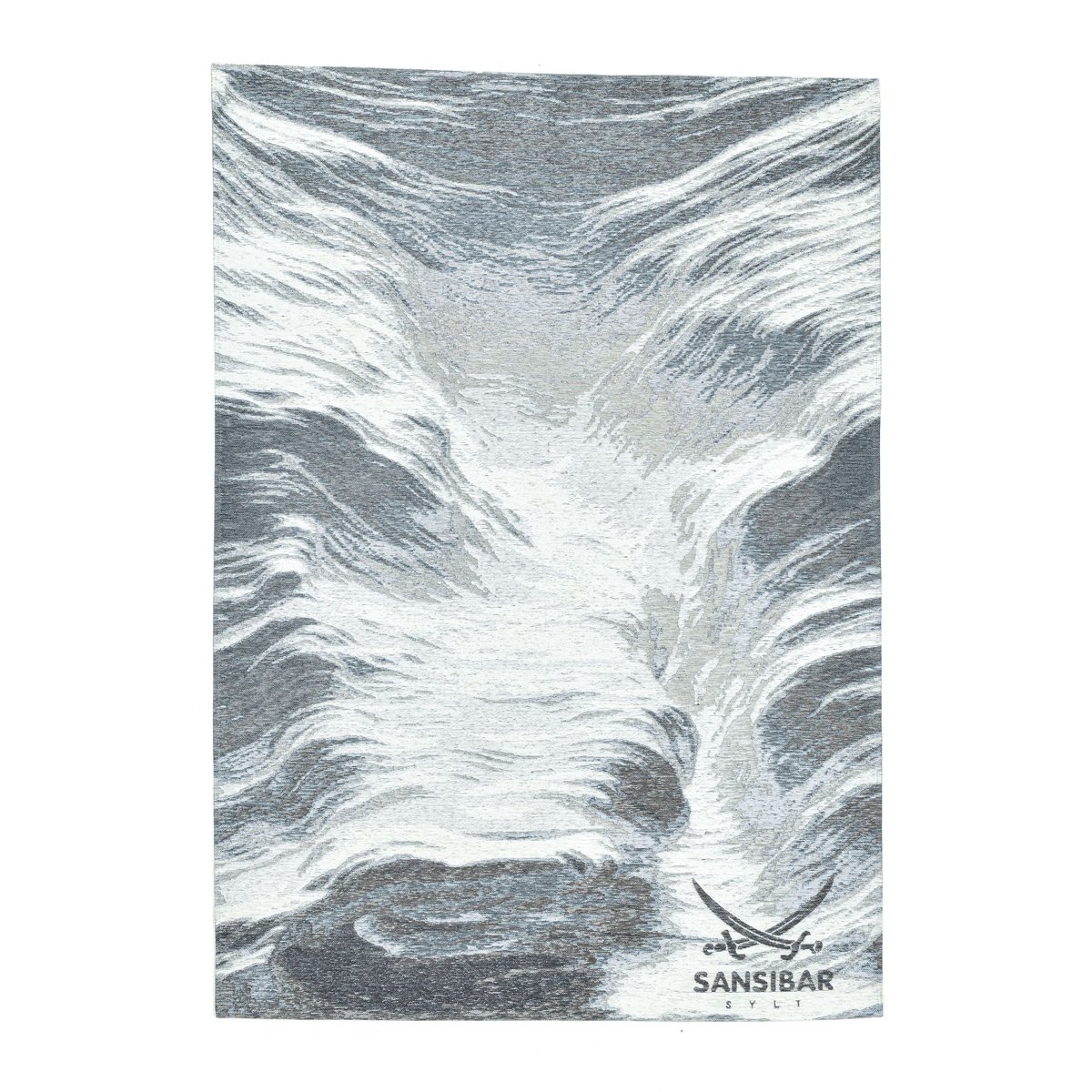 Tapis salon moderne - KEITUM gris, THEKO