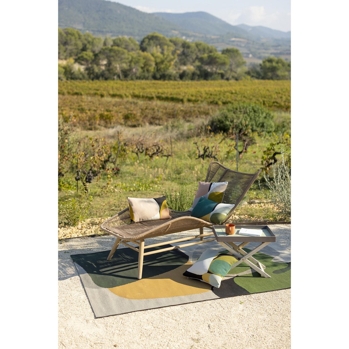 Tapis Leana outdoor multico, VIVARAISE