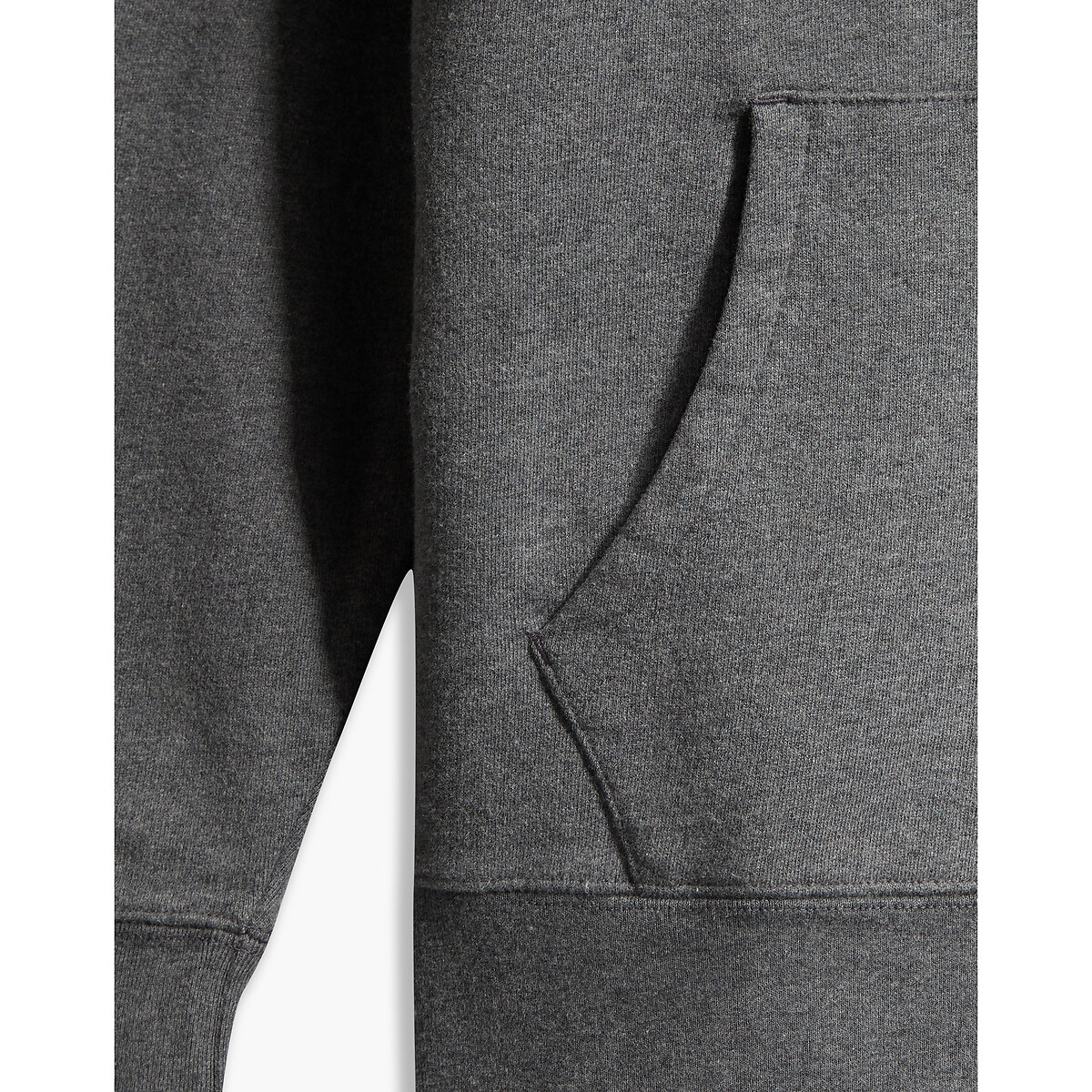 Felpa con cerniera e cappuccio New Original grigio, LEVI'S