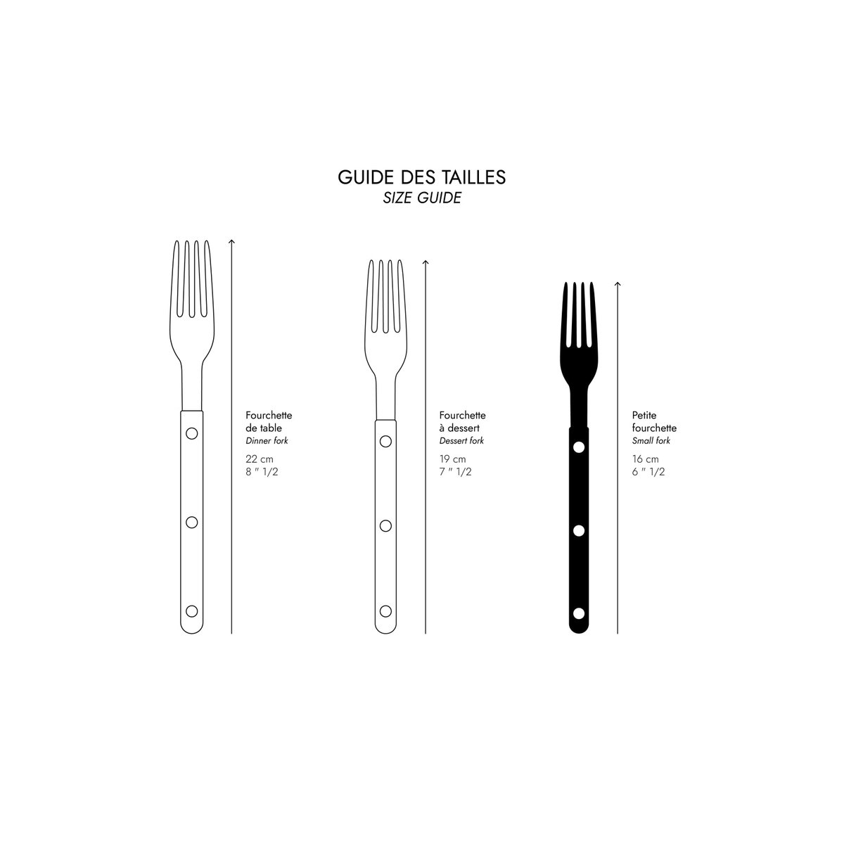 Petite fourchette, Bistrot Vintage effet écaille, SABRE
