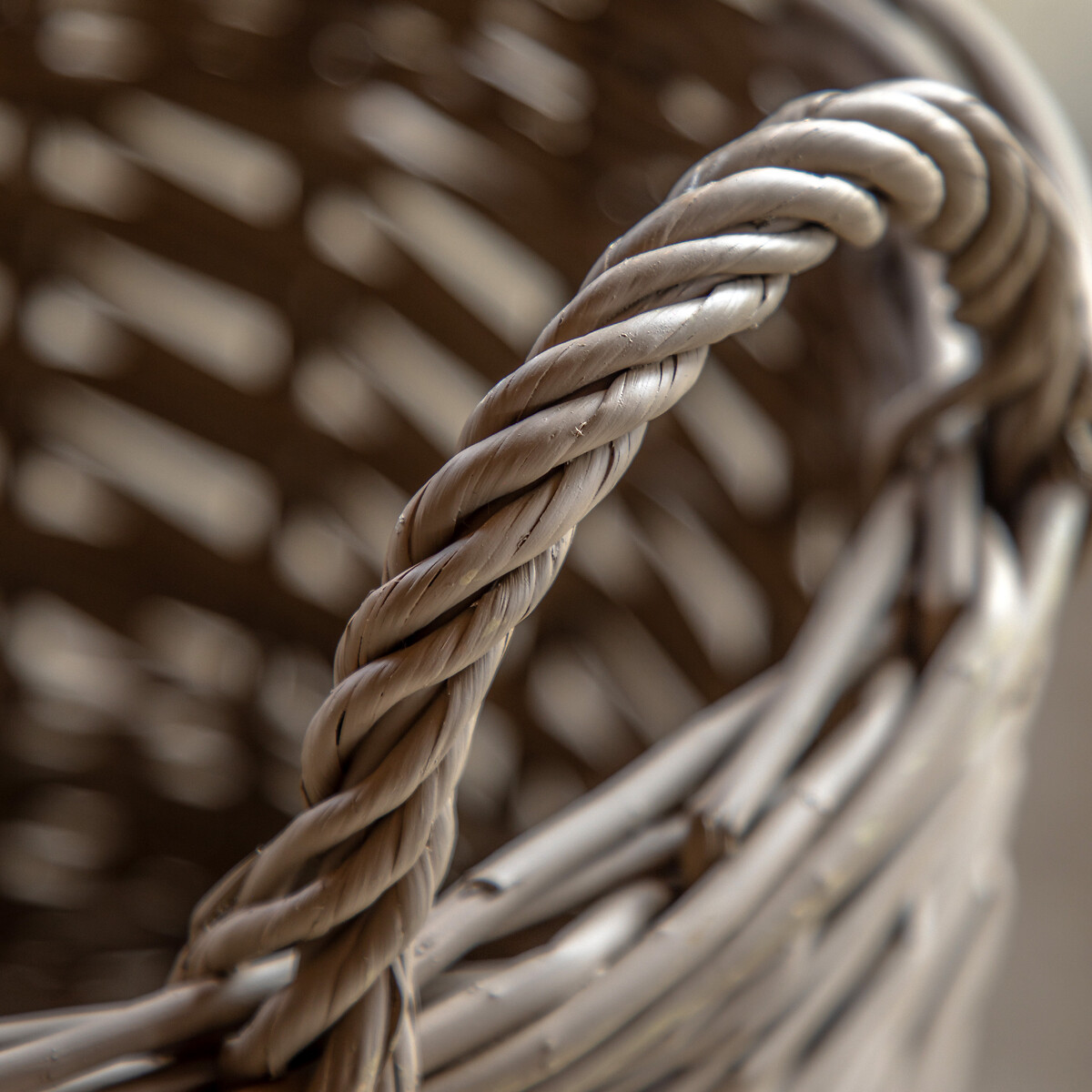 Set of 3 Hand Woven Willow Storage Basket Nests natural, SO'HOME