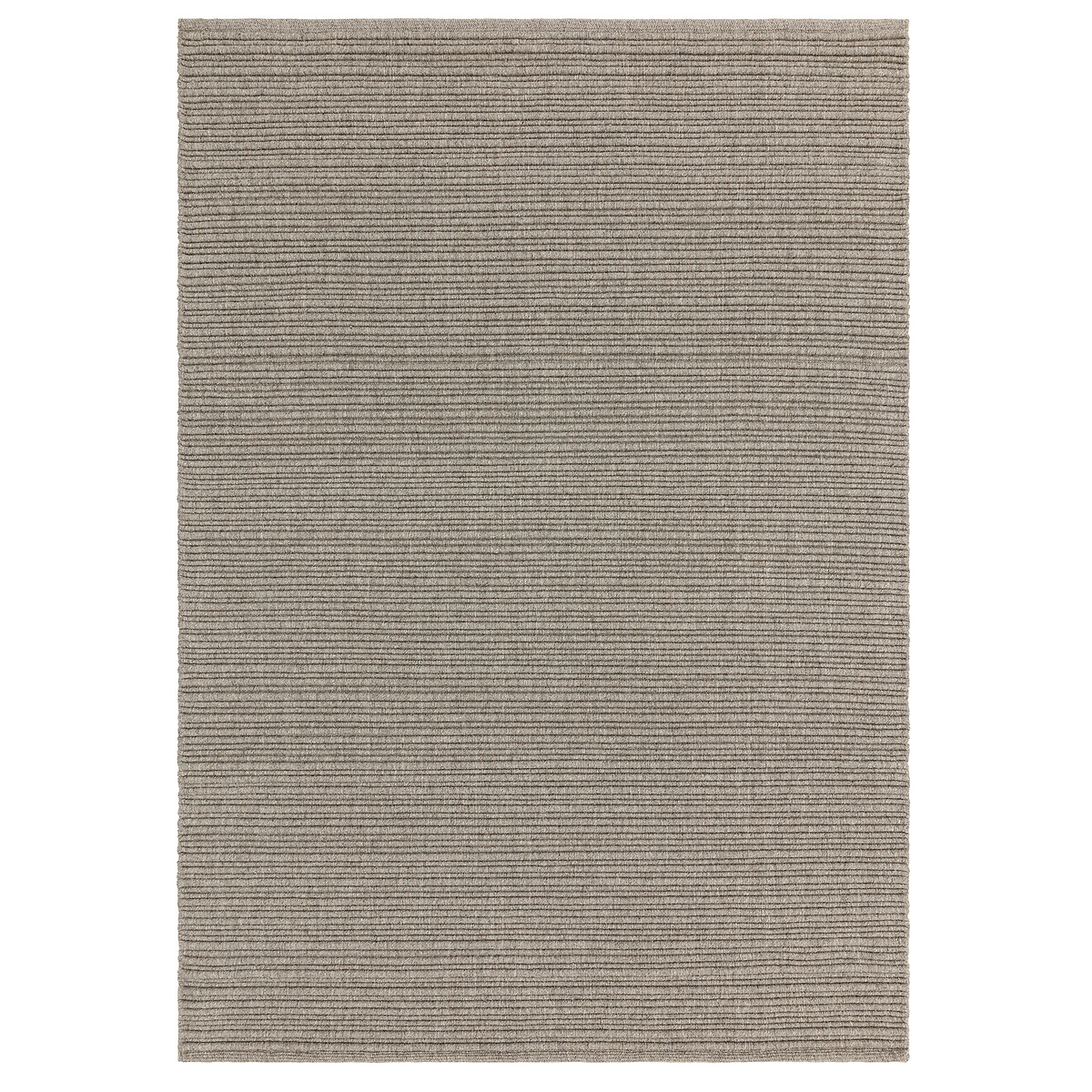 Ravine Ribbed Wool Rug grey, SO'HOME