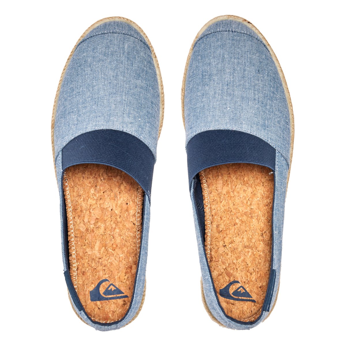 Chaussures ESPADRILLED bleu blue/white/blue, QUIKSILVER