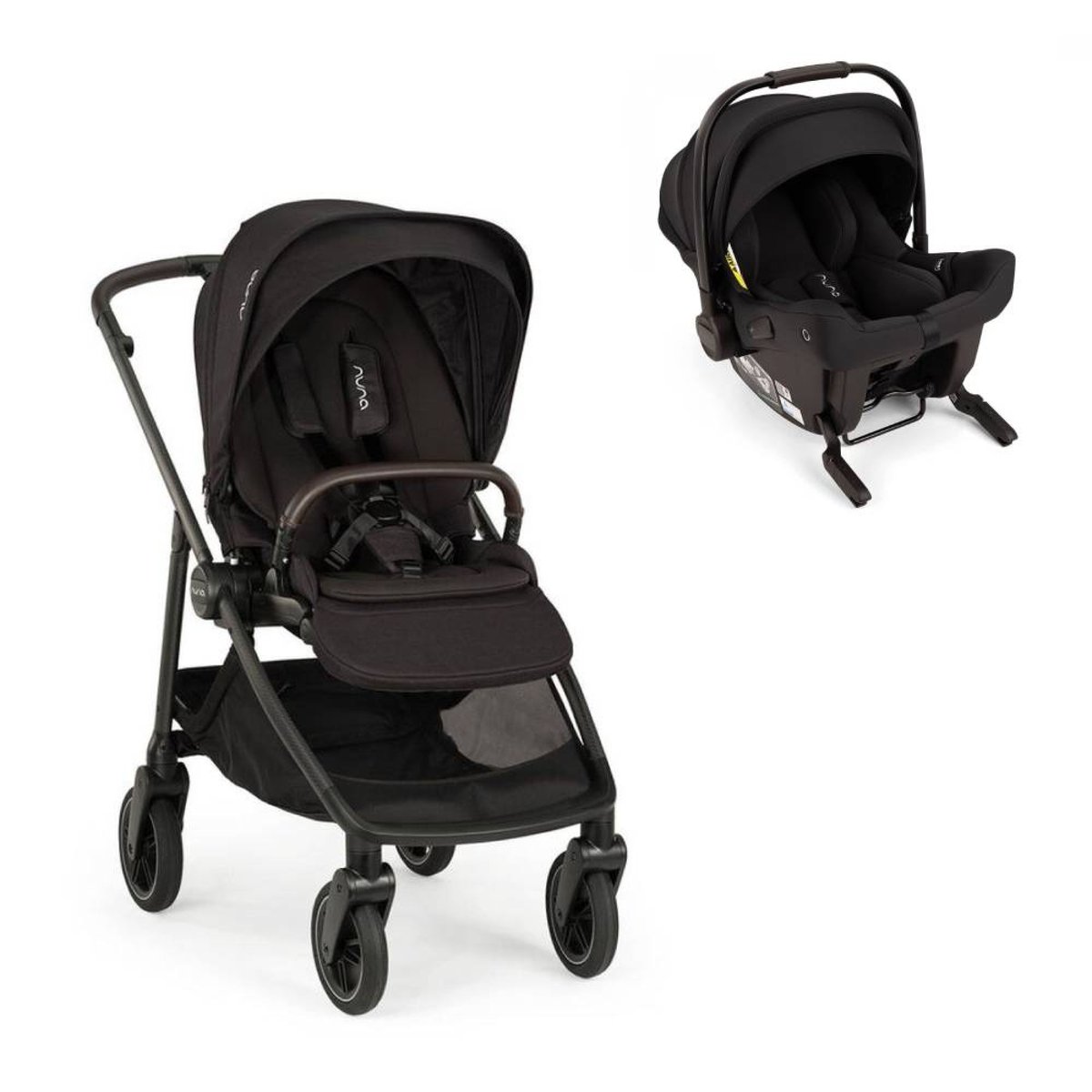 Pack poussette duo Swiv + Pipa Urbn noir, NUNA