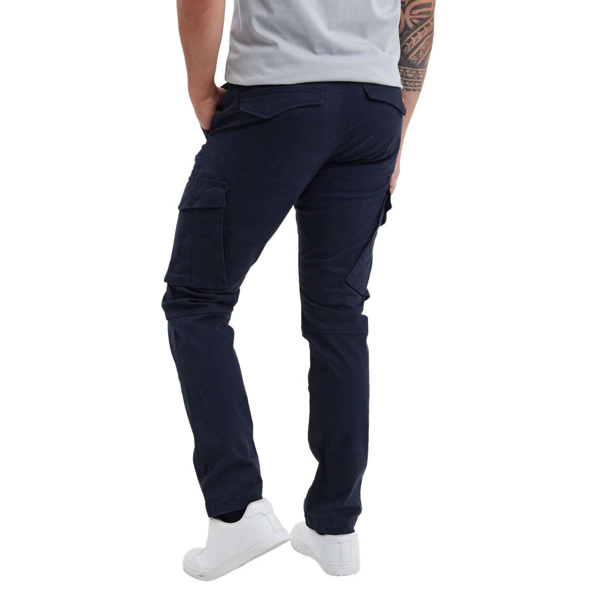 Cargo coton droit bleu, DAYTONA
