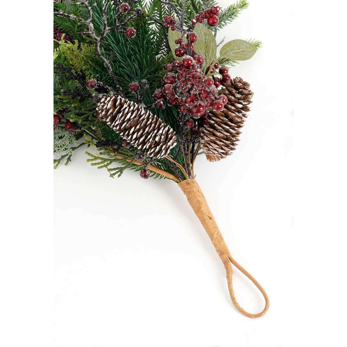 Guirlande de Noël en forme de goutte BODI rouge, MICA DECORATIONS