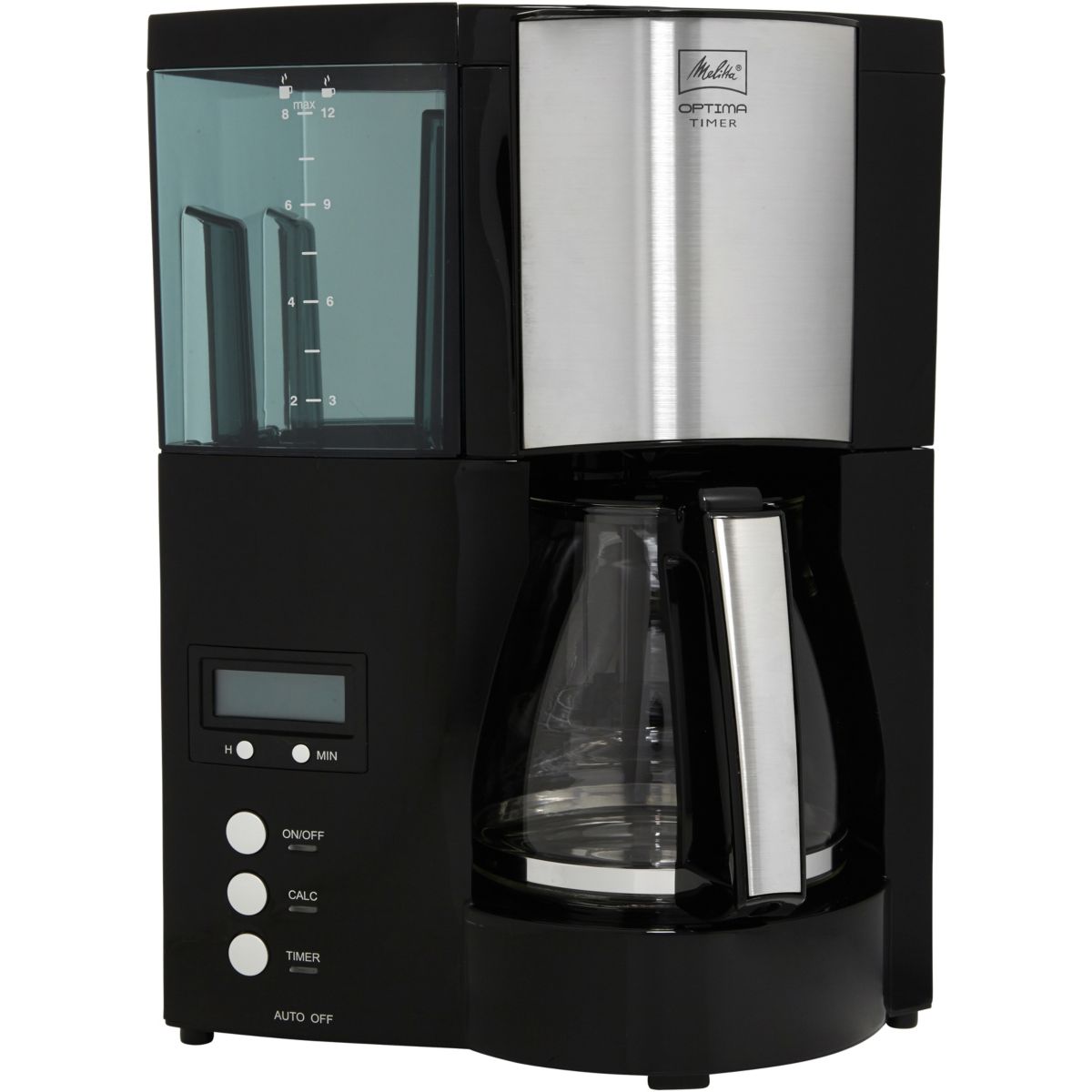 Cafetière filtre Optima Timer 100801BK noir, MELITTA