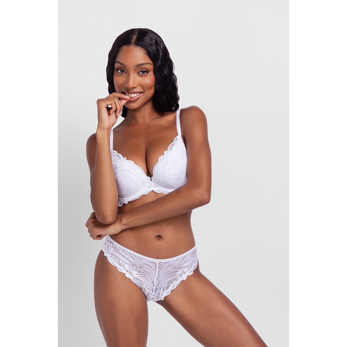 Confezione da 2 reggiseni ANGIE beige/bianco, DORINA