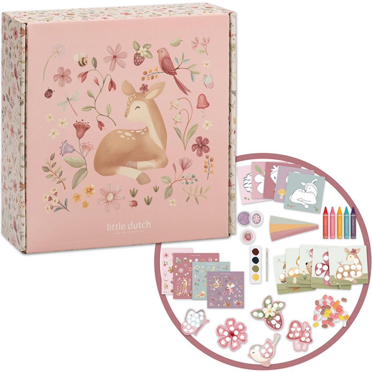 Boîte d'activités créatives XL multicolore, LITTLE DUTCH