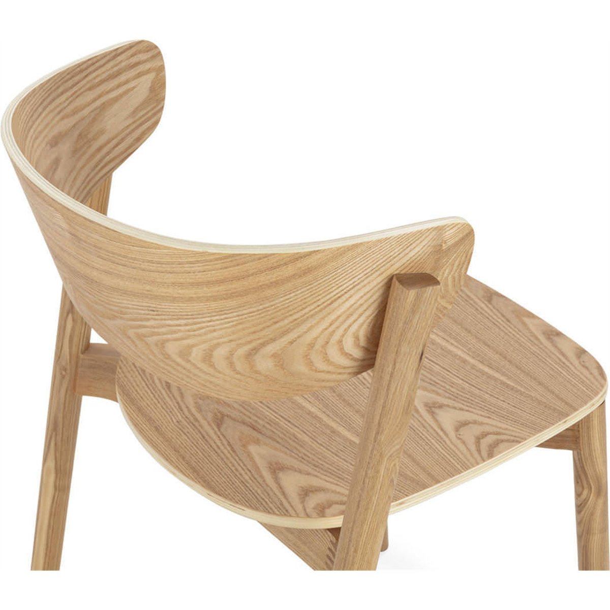 Chaise en frêne au design scandinave naturel, RECOLLECTION