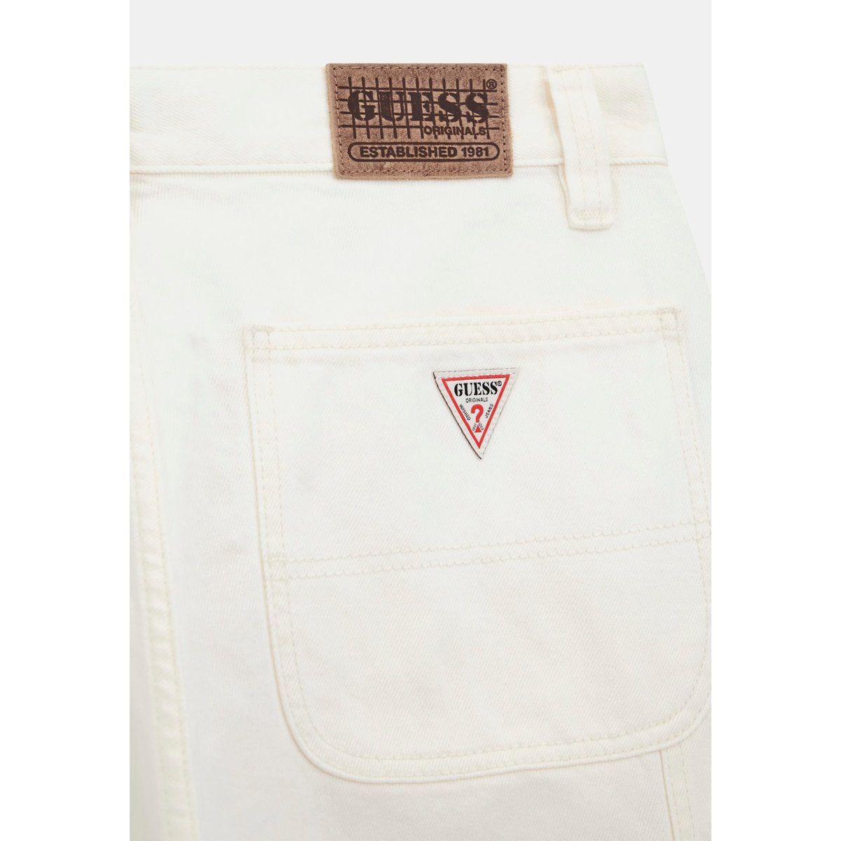 Pantalon Carpenter blanc, GUESS