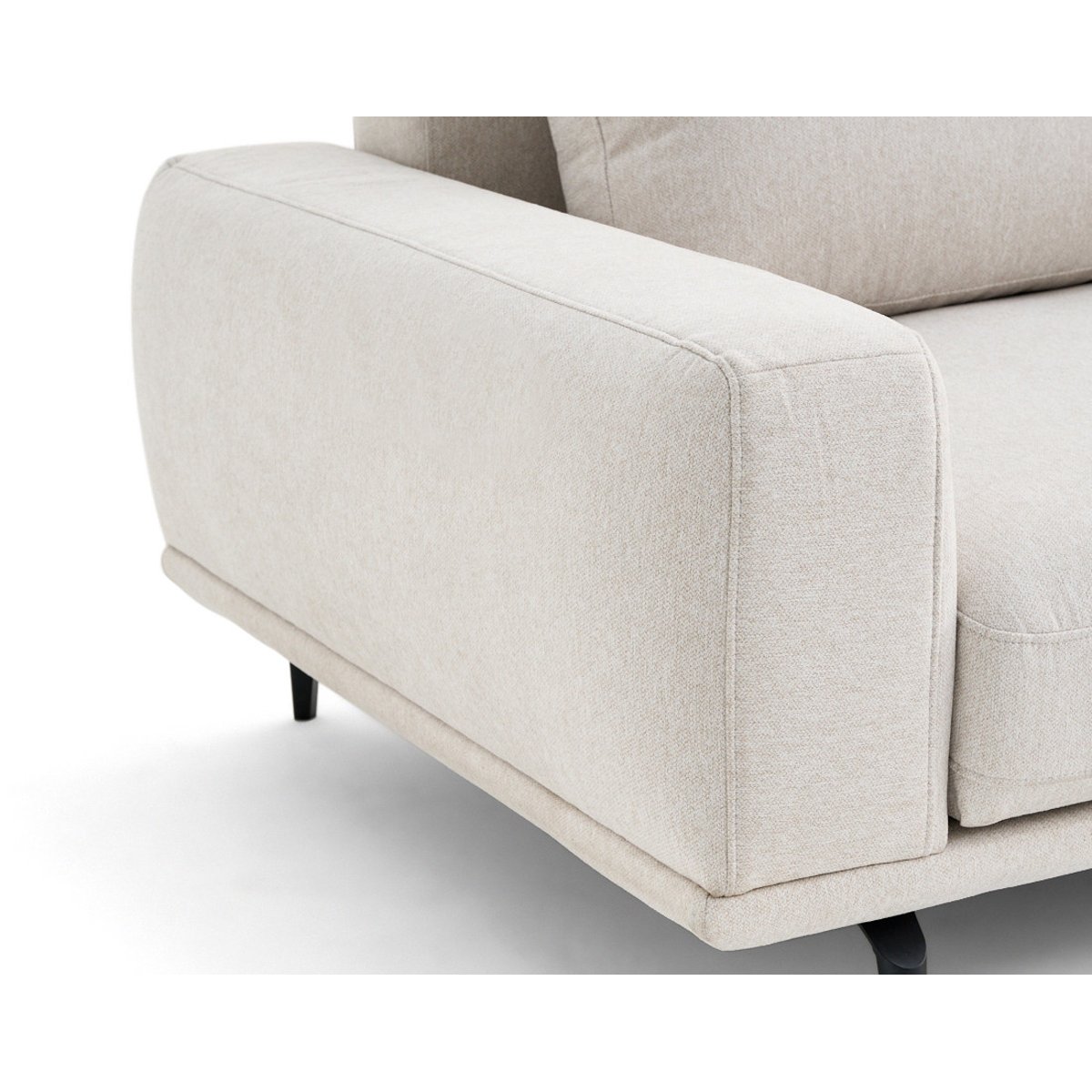 Canapé fixe 2 places - VICENCE beige, BEST MOBILIER