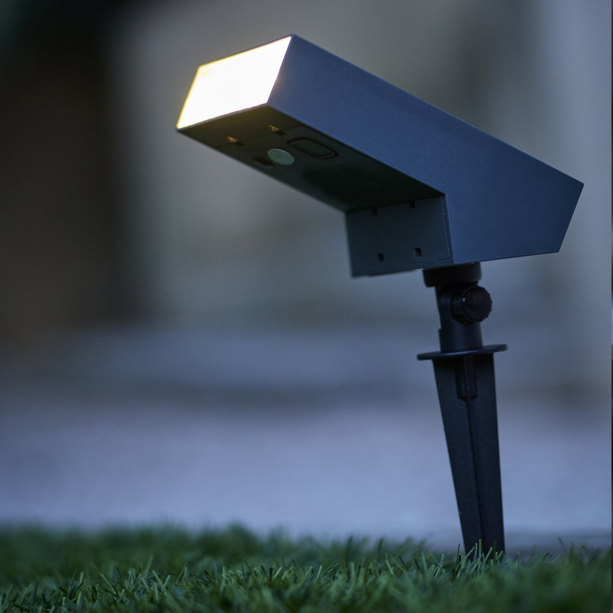 Spot solaire projecteur SOLTEK noir, LUMISKY