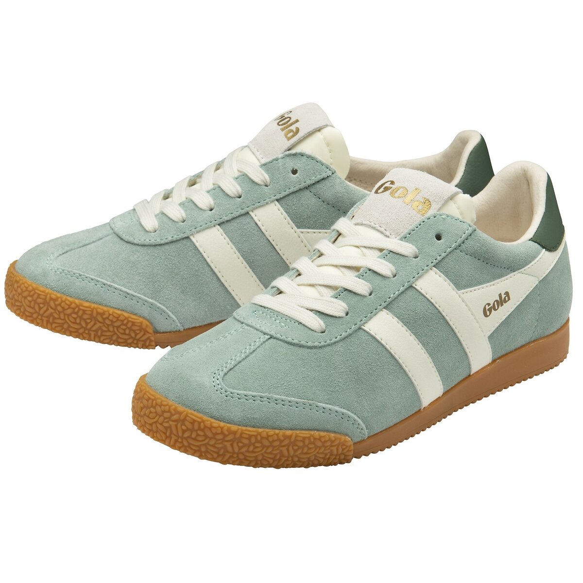 Baskets Elan vert aqua/blanc, GOLA